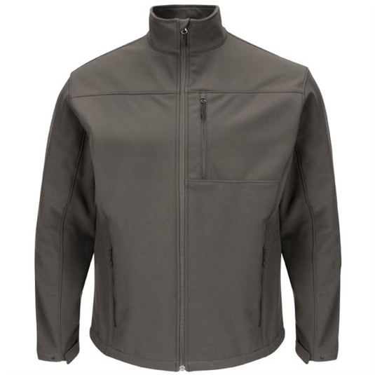 Workwear Outfitters Men's Deluxe Soft Shell Jacket -Charcoal-3XL
