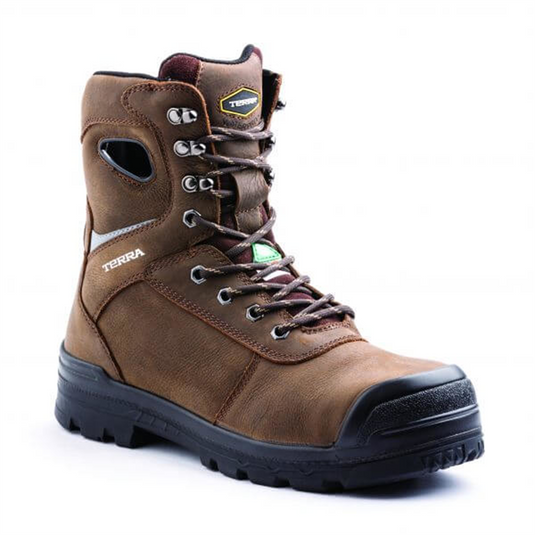 Workwear Outfitters Terra Pilot 8"" Comp. Toe WP Work Boot; Size 11W