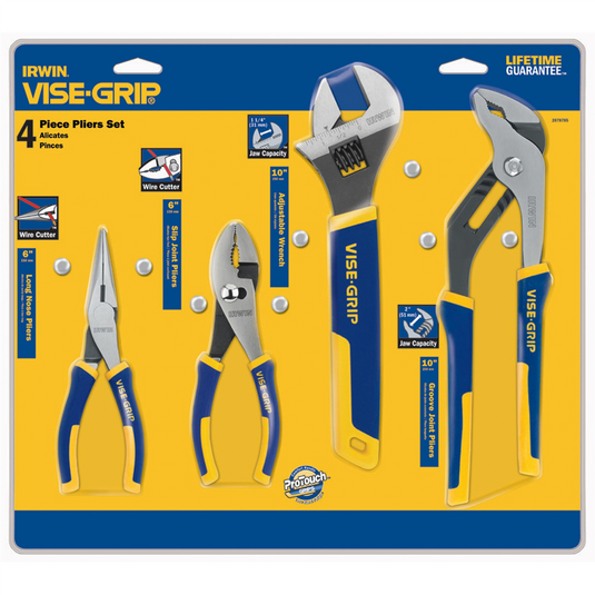 Vise Grip 4-Piece Vise-Grip ProPliers Set