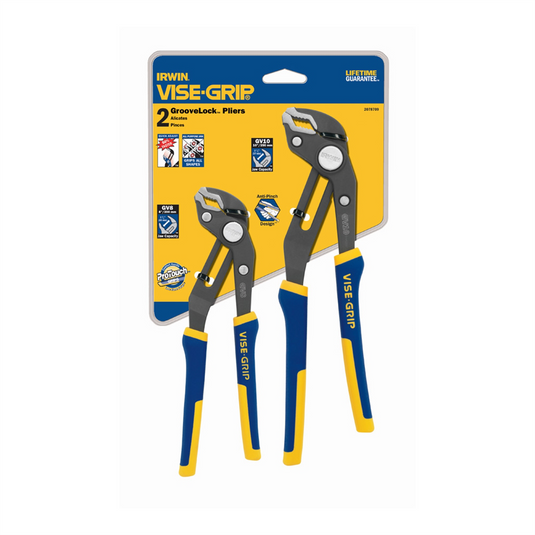 Vise Grip 2 PC GROOVELOCK CLAMSHELL SET
