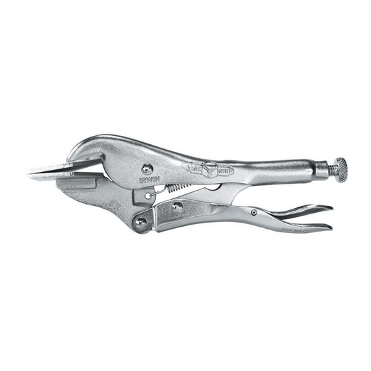 Vise Grip 8R - 3-1/8 Inch Fixed Pads Sheet Metal Jaws Locking Clamp