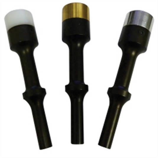 VIM Tools Air Ha mmer Soft Head Tool Set; 3 Piece Aluminum; Brass; & Nylon Headed Air Ha mmers