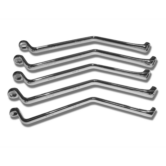 VIM Tools 5 Piece Brake Bleeder Wrench Set; 7 mm; 8 mm; 9 mm; 10 mm; & 11 mm