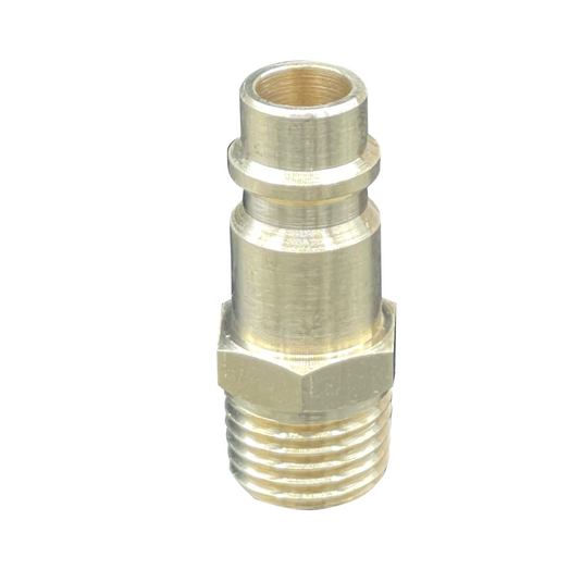 VIM Tools High Flow Brass Plug - 1/4 Inch N Point Male - 20 Pack