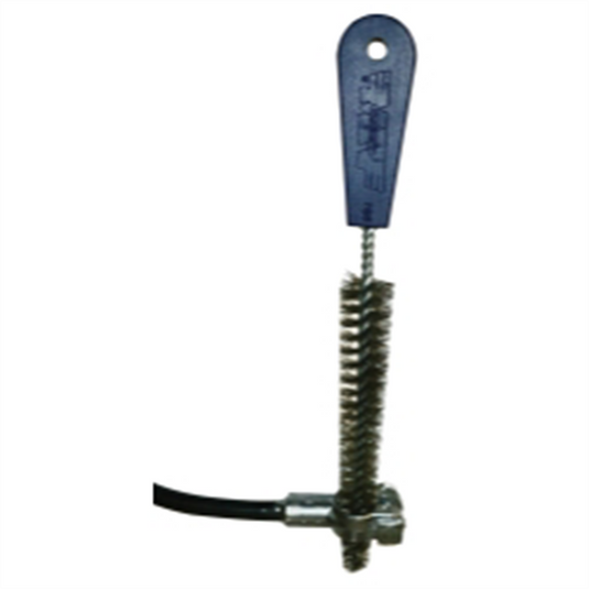VIM Tools Green Batterey Service Brush; Tapered Stainless Bristles; 10 Inch Long