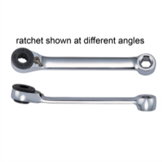 VIM Tools Hex Bit Ratchet; 1/4 Inch Hex Drive Both Ends