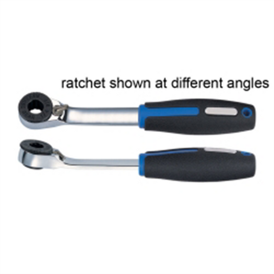 VIM Tools Hex Bit Ratchet; 1/4 Inch Hex with Handle