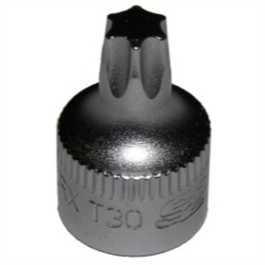 VIM Tools T30 - 1/2 CUT Torx Driver; 1/4 in. Square Drive; 3/4 in. OAL; S2 steel