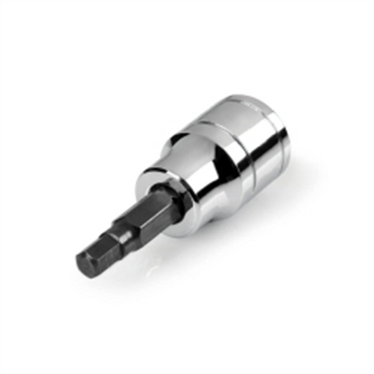 VIM Tools 3 mm Hex Bit; Chrome 1/4 Inch Square Drive Bit Holder