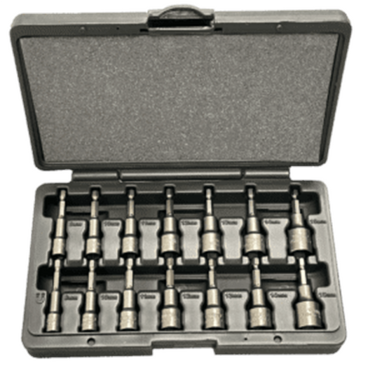 VIM Tools 14 Piece Metric Nut Setter Set (8-15 mm)