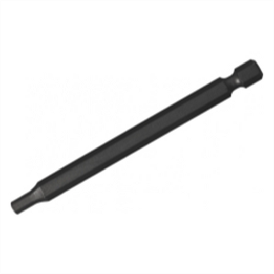 VIM Tools 5 mm Power Drive Hex Bit 6 Long; S2 Steel; Gun Metal Gray