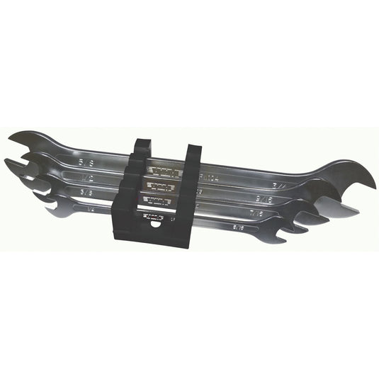 VIM Tools SAE Flat Wrench Set; 4 Piece Set 1/4 Inch Thru 3/4; Double Open End