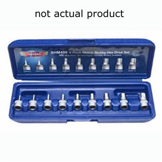 VIM Tools 6 mm Hex One Piece Drive Bit; 1/4 Inch Square Drive