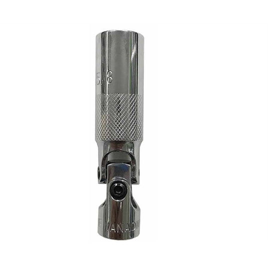 VIM Tools 5/8 Inch Universal Joint Spark Plug Socket; 3/8 Inch Drive