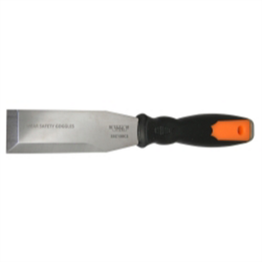 VIM Tools Stainless Striking Scraper; 1.50 Inch Wide Dual Bevel