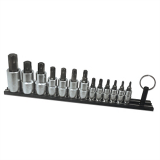 VIM Tools Elite 13 Piece TORX Set; T10 Thru T70; Package On A Black Magrail