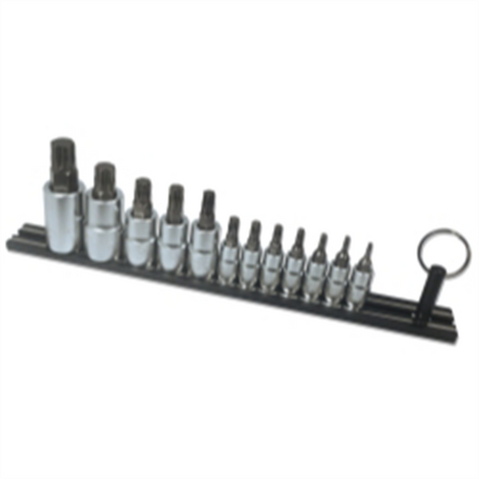 VIM Tools Elite 12 Piece TORX Plus 6 Point Set; Ip8 Thru Ip60; Package On A Black Magrail