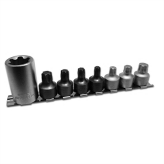 VIM Tools TORX Truck Bed Set; Ep24; T40 Thru T55 TORX; IP45 Thru IP55 TORX Plus