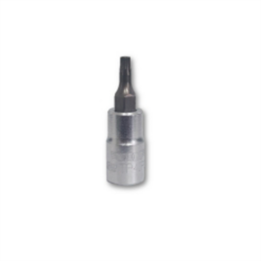 VIM Tools IP25 - 6 Point TORX Plus Bit; 1/4 Inch Square Drive; Satin Chrome