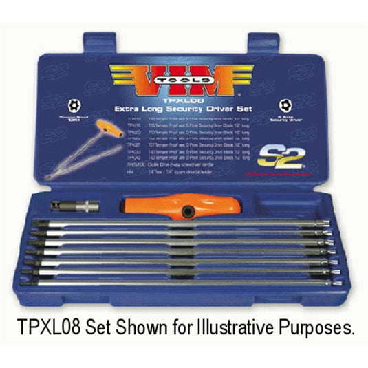 VIM Tools T15 Tamper Proof And 5 Point Security Drive Blade; 12 Inch Long