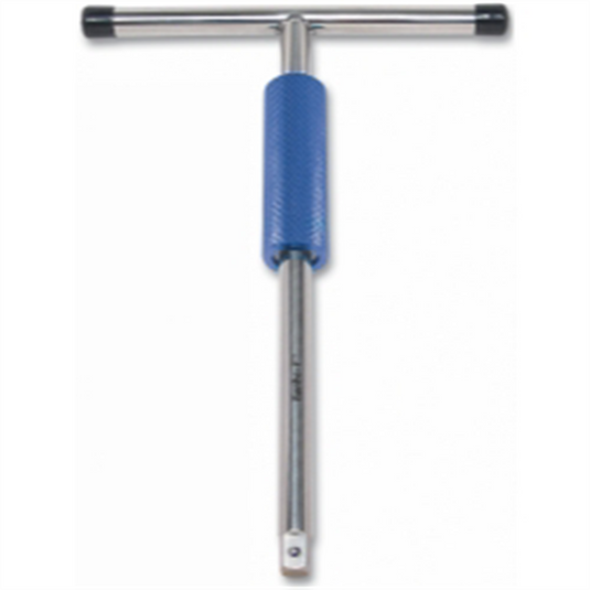 VIM Tools 1/2 Inch Turbo T; Speed T Handle Wrench; Stainless Steel with Blue Handle