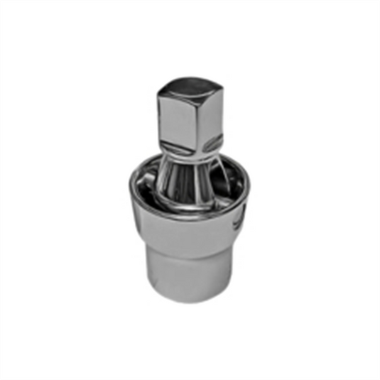 VIM Tools 3/8 Inch Smooth 45 Degree U-Joint Socket Adapter 1/4 Inch Square Drive
