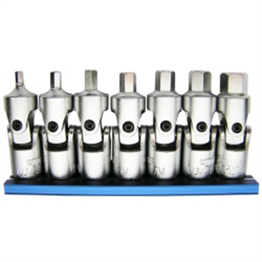 VIM Tools Universal Joint Stubby Metric Hex Driver Set; 7 Piece 3 mm Thru 10 mm