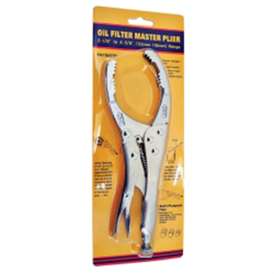 VIM Tools Locking Adjustable Oil Filter Pliers; 2.125 Inch To 4.25