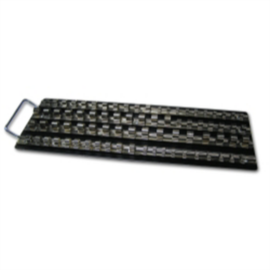 VIM Tools VIM Products 4 x 20-Clip Rails Socket Tray; Red