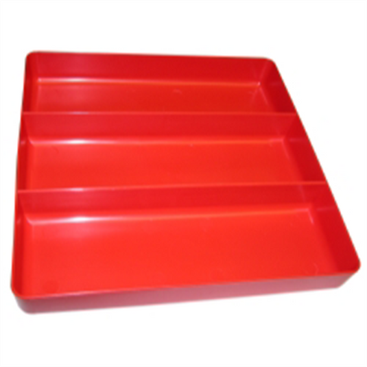 VIM Tools 3-Compartment Plastic Tray Organizer; 10.5 in. x 10.5 in.