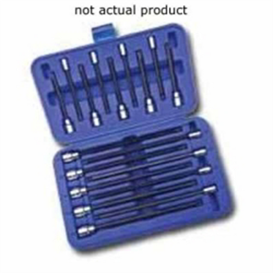 VIM Tools T20 TORX Driver 8 Inch OAL; 1/4 Inch Square Drive Holder