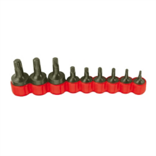 VIM Tools 9 Piece Tamper Proof Torx Driver Bit Set