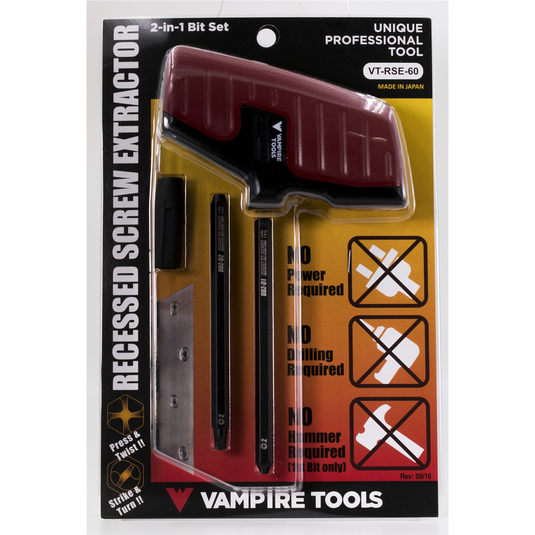 Vampire Tools Screw Extraction Set;  Pro and RSE-60