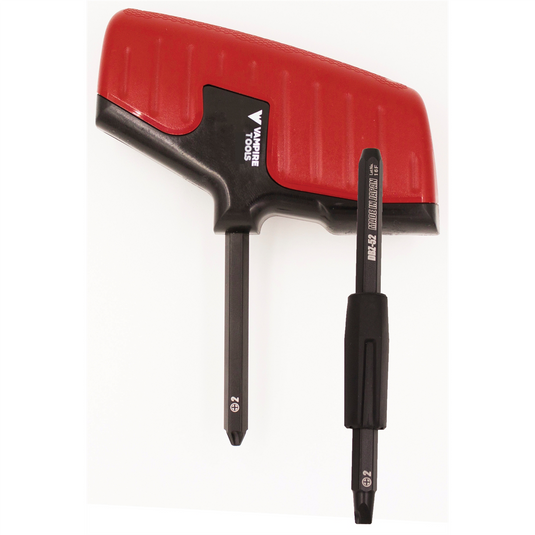 Vampire Tools Recessed Screw Extractor with 2-in-1 Bit Set