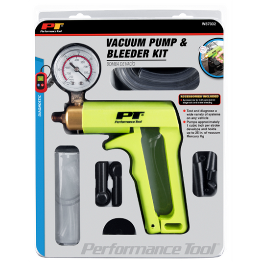 Performance Tool Diagnostic Vacuum Pump & Bleeder Kit