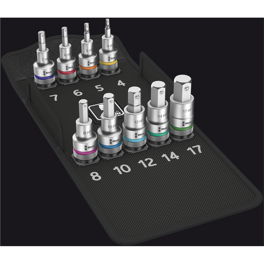 8740 C HF 1 ZYKLOP BIT SOCKET WITH 1/2"" DRIVE