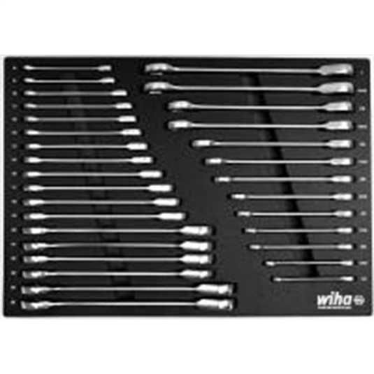 Wiha Tools Set Includes - Inch 1/4; 5/16; 3/8; 7/16; 1/2; 9/16; 5/8; 11/16; 3/4; 13/16; 7/8; 15/16; 1&rdquo; | Metric 8; 9; 10; 11; 12; 13; 14; 15; 16; 17; 18; 19; 20; 21; 22; 23; 24; 25mm