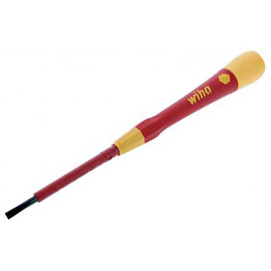 Wiha Tools Insul. PicoFinish Precision Slotted Screwdriver 3.5x60mm