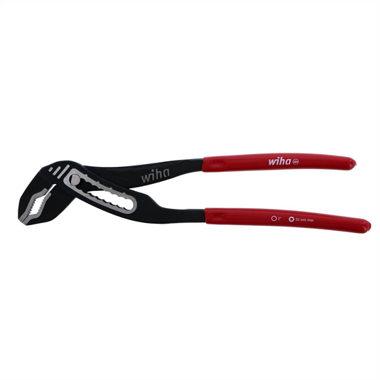 Wiha Tools Classic Grip V-Jaw Tongue and Groove Pliers 10 inch. Box Type 10"" With 9 Positions