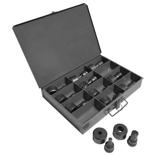 Wilton 12 PIECE ROUND PUNCH & DIE SET WITH STORAGE CASE