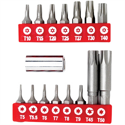 Wilmar Corp. / Performance Tool 16 pc Star Bit Set