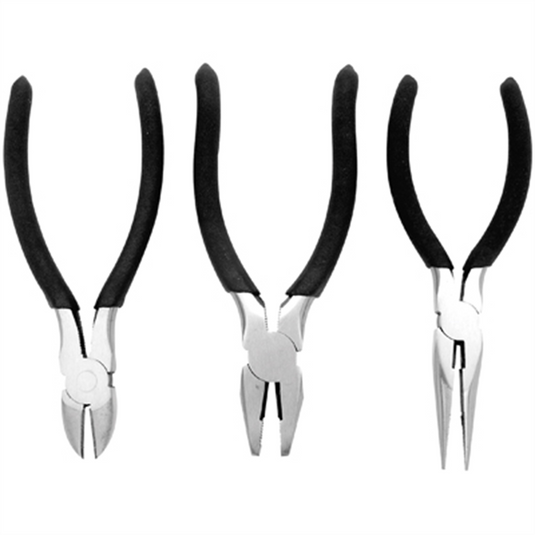 Wilmar Corp. / Performance Tool 3 pc Pliers Set - 6"" LN; 6"" Di