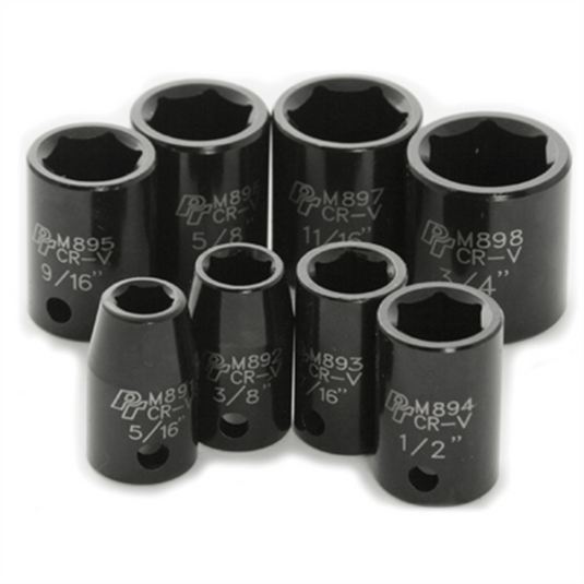 Wilmar Corp. / Performance Tool 8 Pc 3/8"" Dr SAE Imp Skt Set