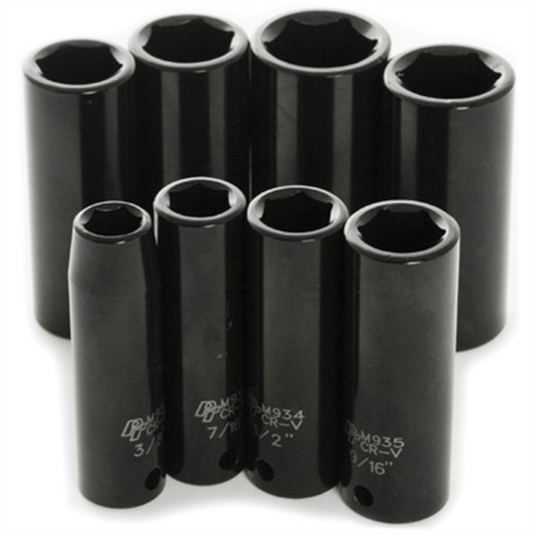 Wilmar Corp. / Performance Tool 8 Pc 3/8"" Dr SAE Deep Imp Skt