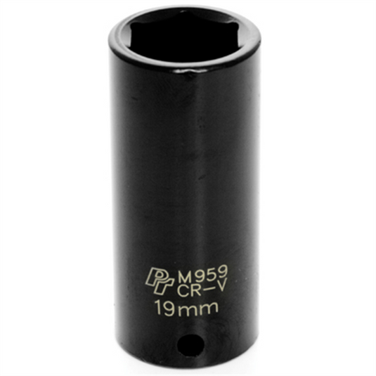 Wilmar Corp. / Performance Tool 3/8"" Dr Deep Impact Skt 19mm