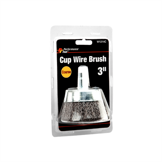 Wilmar Corp. / Performance Tool 3"" Cup Wire Brush - Coarse