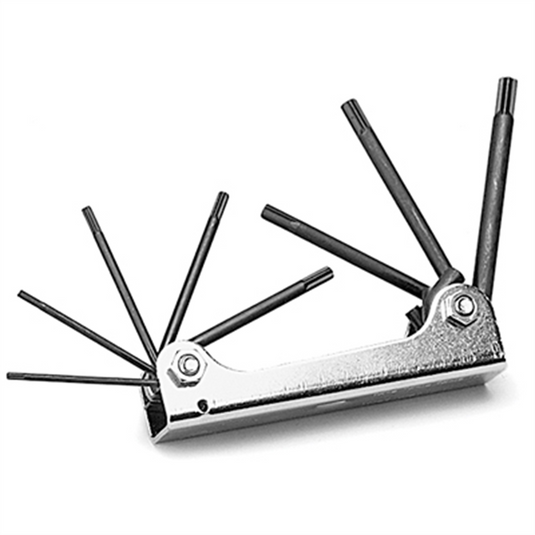 Wilmar Corp. / Performance Tool 8 Pc Folding Star Bit Set ChrV
