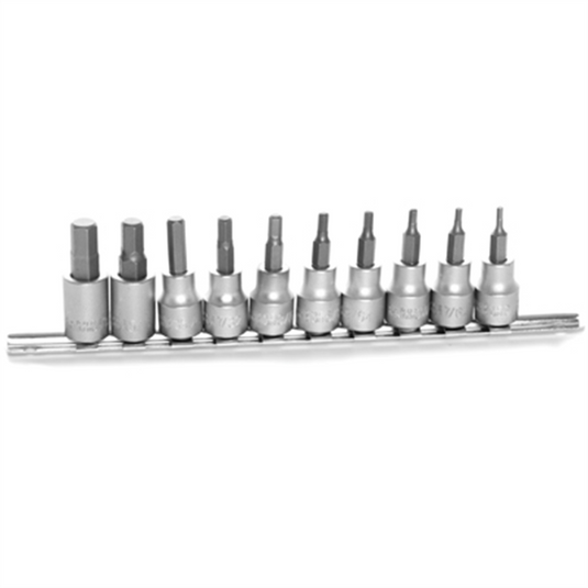Wilmar Corp. / Performance Tool 10 Pc SAE Hex Bit Socket Set