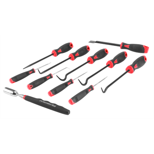 Performance Tools 10pc Hook/Pick Kit in Jar