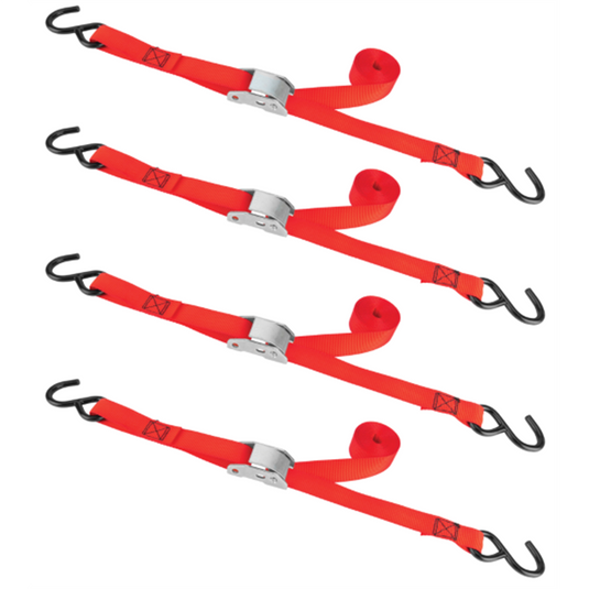 Performance Tool 4pk 1"" x 10' Cam Buckles